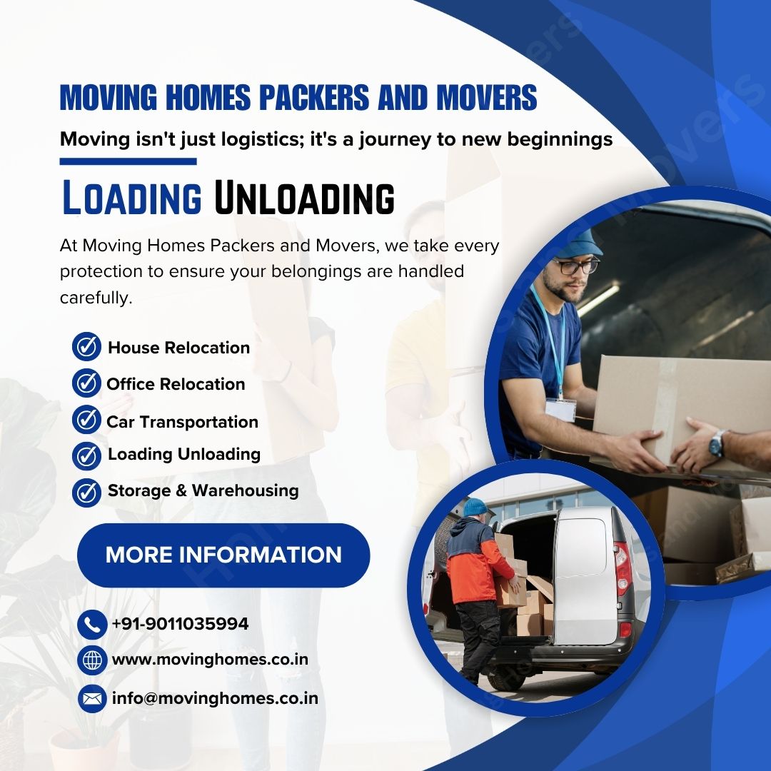 Moving Homes Packers and Movers Loading Unloading