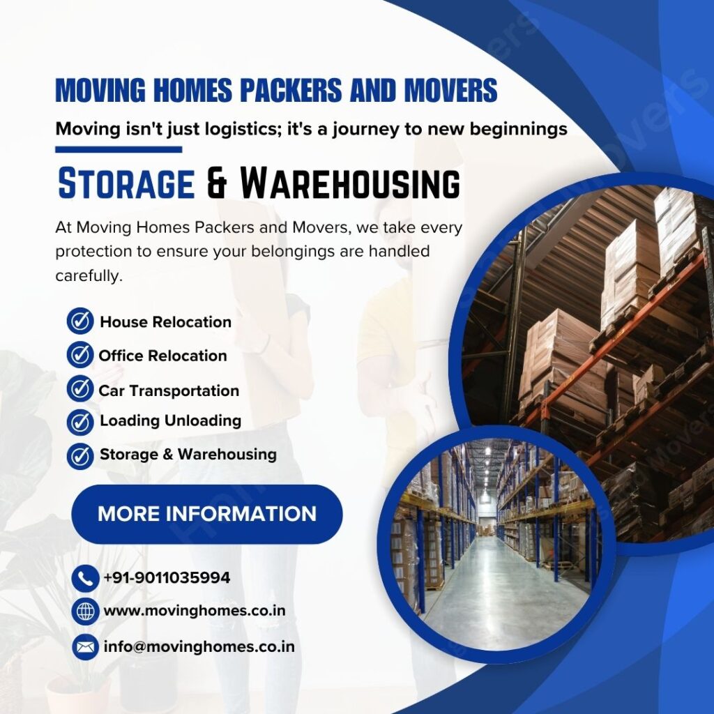 Moving Homes Packers and Movers Storage & Warehousing